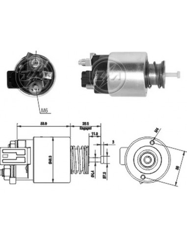 Solenoide Hyundai Santa Fe / Tucson -...