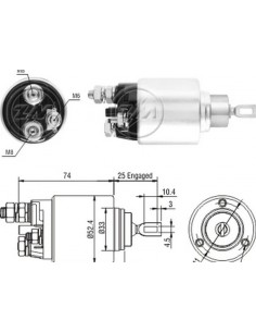 Solenoide Fiat Idea / Marea...