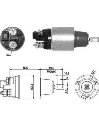 Solenoide Bmw 320 2012 (2339305009)