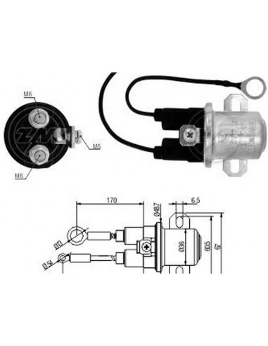 Solenoide Ford F600/700 C/m Cummins...