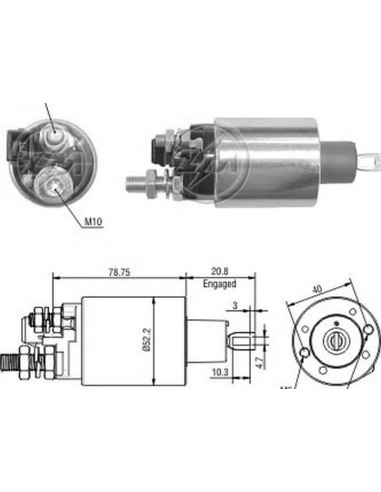Solenoide Mwm Motor X10 229-volvo...