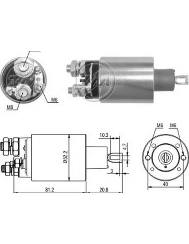 Solenoide Deutz-case-cummins-clark...