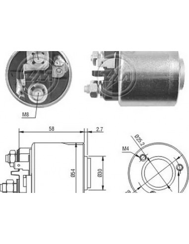 Solenoide Renault Clio...