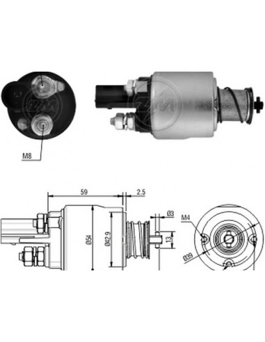 Solenoide Vw Bora 2005,golf 2003-seat...