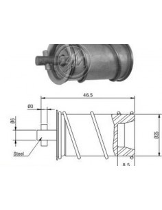 Piston Para Solenoide Cobre...
