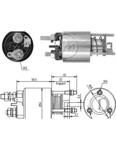 Solenoide Renault-fiat...