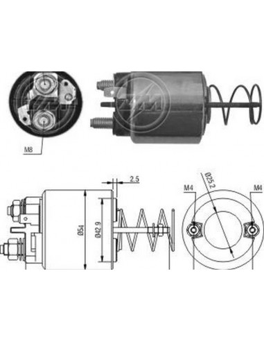 Solenoide Land Rover Leyland...