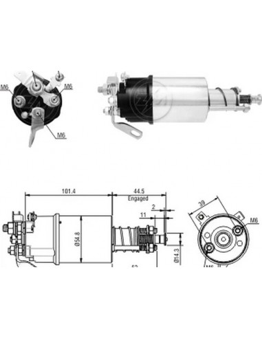Solenoide M.ferguson-n. Holland