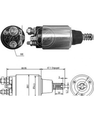 Solenoide N. Holland Tractores...