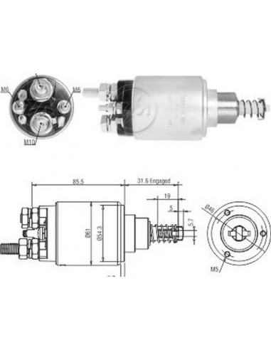 Solenoide Iveco Eurocargo (2339402185)
