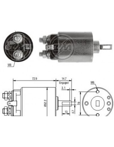 Solenoide Isuzu-j-deere-nissan...
