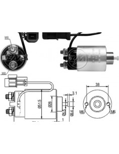 Solenoide Nissan Pulsar 12v