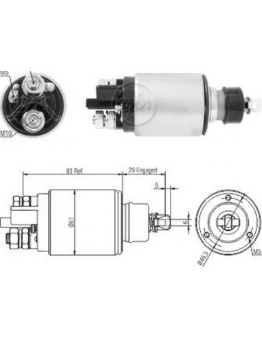 Solenoide Case Farm- M.ferguson 290-...