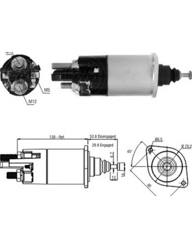 Solenoide Cummins H.duty (d.remy...
