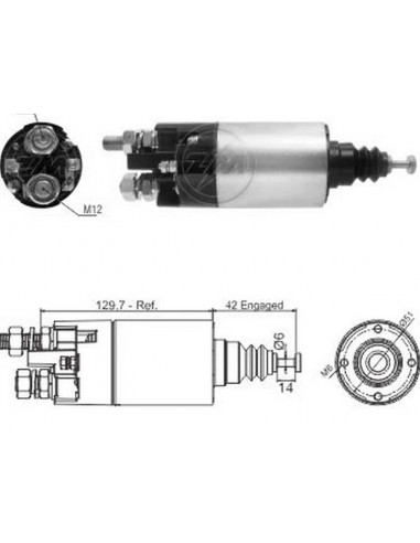 Solenoide Mitsubishi 12v M373x05671...
