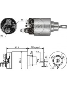 Solenoide Fiat Con Motor...