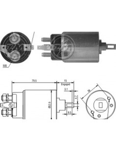 Solenoide Nissan Terrano...