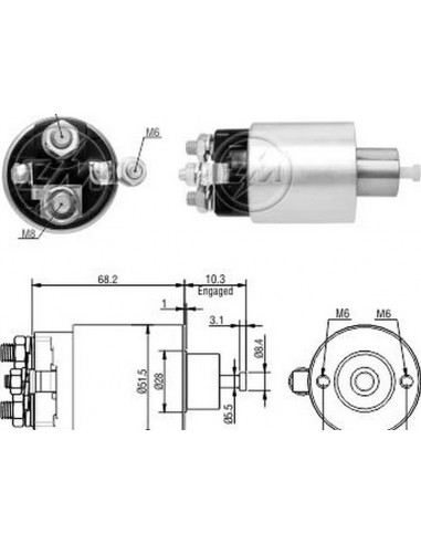 Solenoide Ford Focus / Fiesta / Ranger