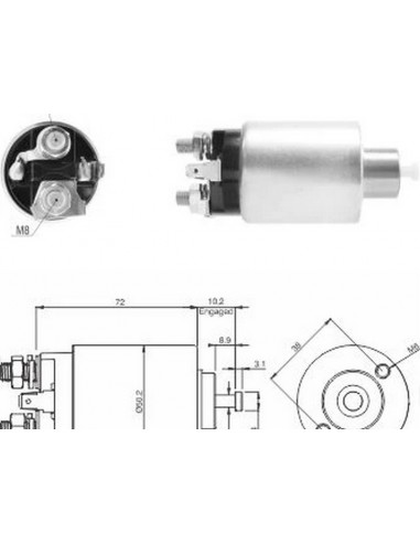 Solenoide Hyundai Coupe,santa...