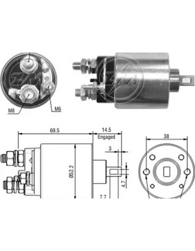 Solenoide Gm Corsa 1.4,1.6 - Ford...