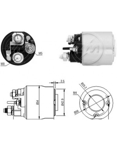 Solenoide Citroen Berlingo -peugeot...