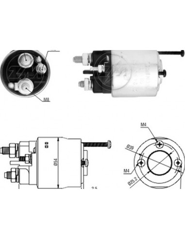 Solenoide Renault Master 2.2,2.5...