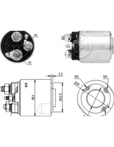 Solenoide Renault Clio,logan,sandero...