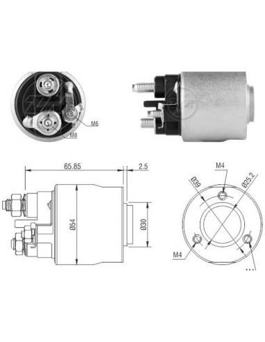 Solenoide Fiat Doblo, Siena, Stilo...