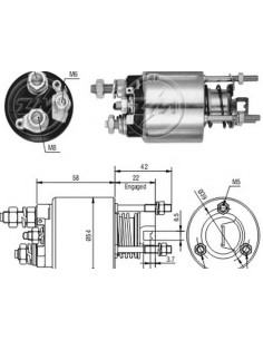 Solenoide Fiat Palio 16...