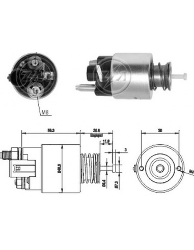Solenoide Chevrolet Agile / Montana /...