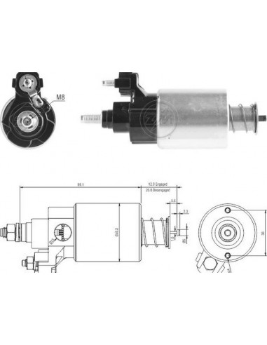 Solenoide Fiat Palio / Siena / Uno /...