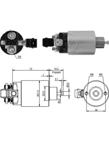 Solenoide Gm Blazer,s10,silverado Mwm...