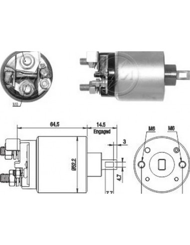 Solenoide Nissan Frontier 12v