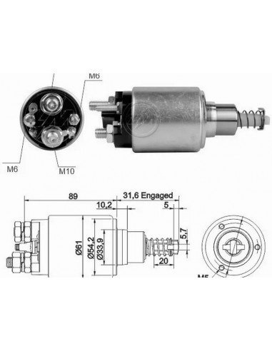 Solenoide Iveco Eurocargo - 24v...