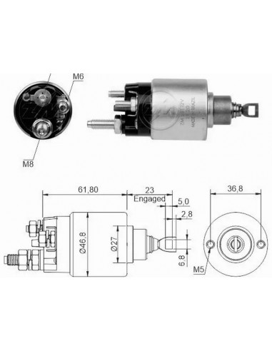 Solenoide Fiat Palio / Siena / Grand...