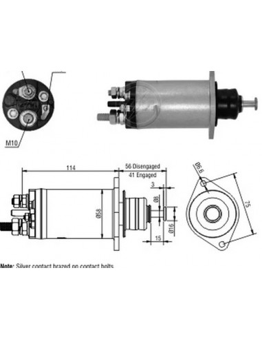 Solenoide M.benz Camiones...
