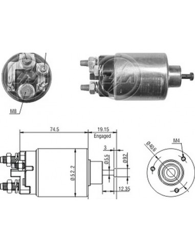 Solenoide Fiat Palio.strada 1.8- Gm...