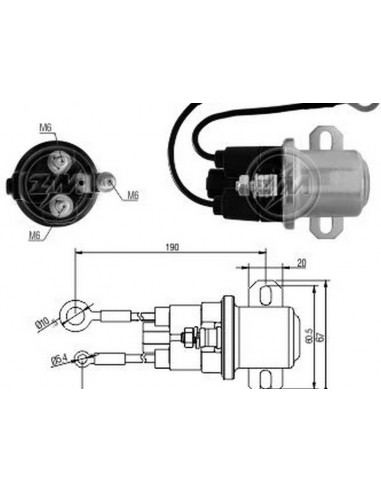 Solenoide Volvo B12,fh,fm 24 Volt...