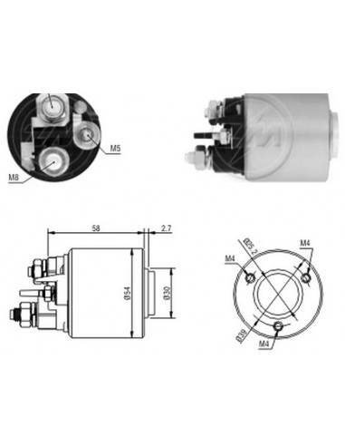 Solenoide Citroen Saxo 1.4,berlingo...
