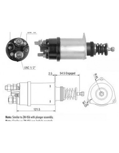 Solenoide Scania (d.remy 42mt) 12v...