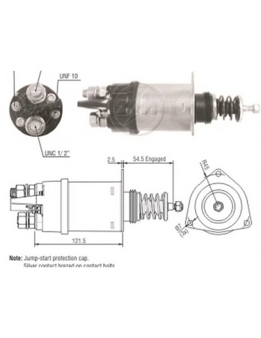 Solenoide Caterpillar-cummins 24v