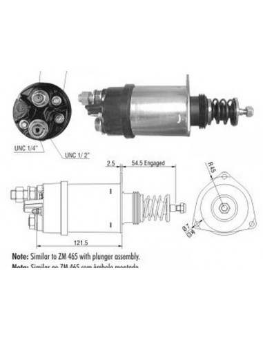 Solenoide M.ferguson 2360,caterpillar...