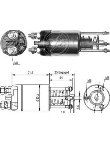 Solenoide Renault (argelite-marelli) 12v