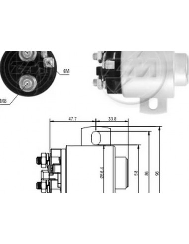 Solenoide Ford Cargo -vw Camiones 12v