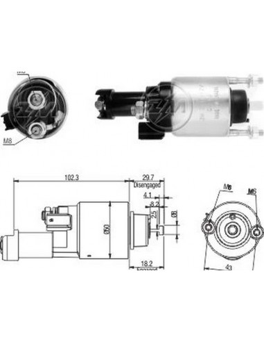 Solenoide Civic 1.8,2.0 2006 Al 2011...