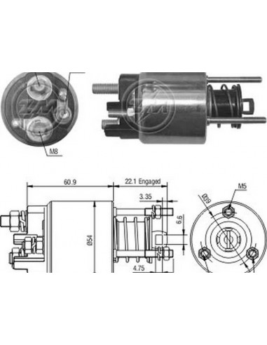 Solenoide Ford Escort,fiesta...