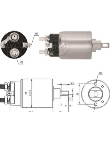 Solenoide Isuzu Trooper D87-h91