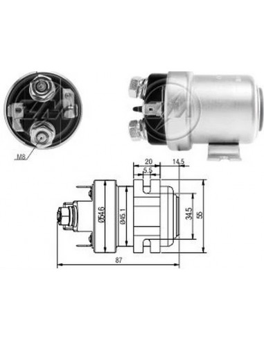Solenoide Universal 12v