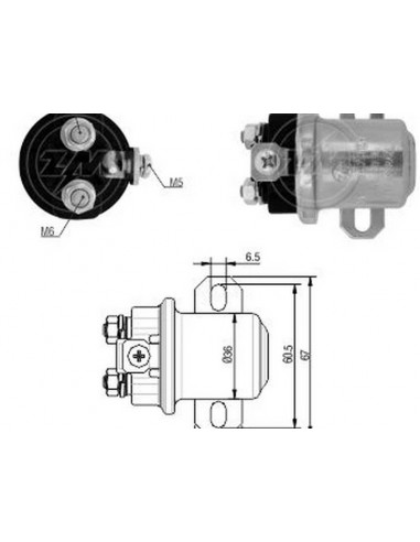 Solenoide Cummins-case 29mt 12v.