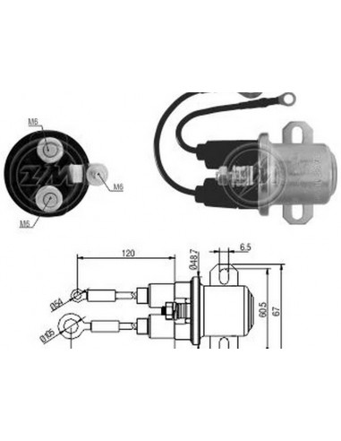 Solenoide M.benz 1720,21,1420,1621,23...